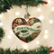 Old World Christmas 2024 First Christmas Heart - 1 Glass Ornament 3.25 Inch, Glass 3.25 In 2024 First Christmas Heart Christmas Tree Ornament , Ornament Marriage Love 1St